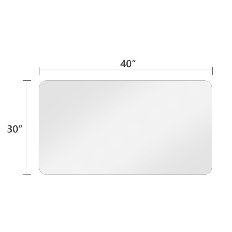 Miroir de salle de bain mural - Brouillard, imperméable. R50 Argent 5 mm pour disque dur - Preuve. Fixez-le horizontalement ou verticalement. 29,42 po de largeur, 38,54 po de profondeur, 0,6 po de hauteur et 21,06 lb