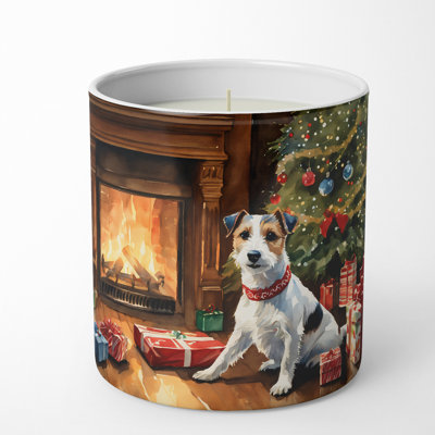 Christmas Tree Scented Tumbler Candle with Ceramic Holder