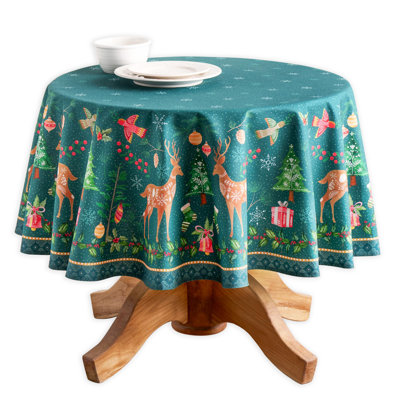 Maison d'Hermine Hygge Christmas 100% Cotton Tablecloth - 63" Round