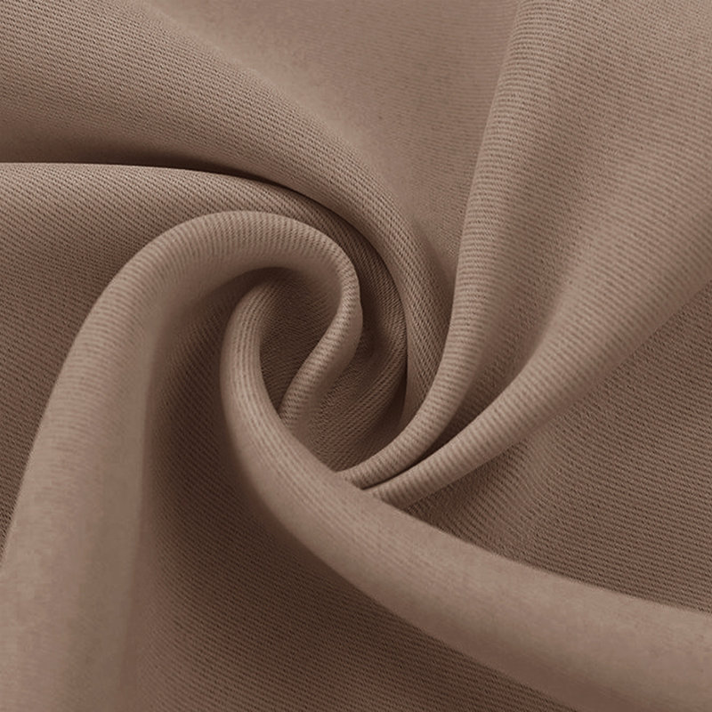 Blackout Curtains for Bedroom/Living Room Parkview Room Darkening Grommet Modern Drapes, 55" W x 96" L, Cappuccino