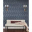 Graceful Geo Geometric Metallic Wallpaper Roll-2030095271