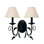 Bordeaux 2 - Light Armed Sconce