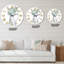 Succulent Home Plant - Horloge murale traditionnelle-60328403