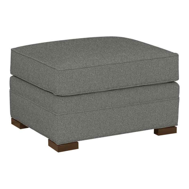 Davidson Upholstered Ottoman, Havana, Ian Pewter