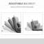 Plancher convertible, chaise de lit pliante avec 2 coussins, réglable, gris, écoénergétique, lit pliable de construction, dossier et appui-tête, économie, structure robuste