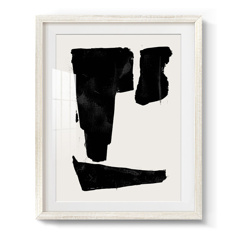 Triple Block Print I -Framed Print, 28.5" H x 20.5" W
