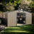 10X12ft Storage Shed Built With 0.23Mm High - Quality Color Steel, Two Sunlit Windows, Options, Suitable For Tool And Multifunctional Steel Plate, Utility Room Use