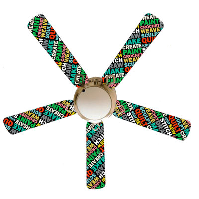 Ventilateur de plafond 5 pales 52 "