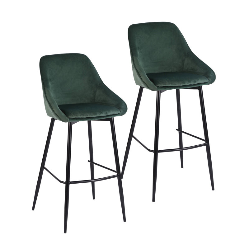 Tabouret Layken, Tabouret de bar (siège d'une hauteur de 29 po), Vert