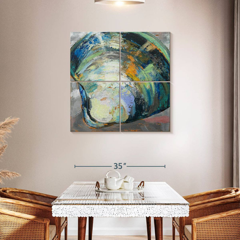 Aletra Clamshell Two, 38" H x 38" W