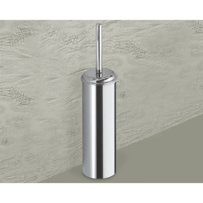 Orren Ellis Colgate Metal Toilet Brush And Holder