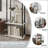 Easy Twist Assembly 4-Tier Multipurpose Shelf In Dark Grey-124628699