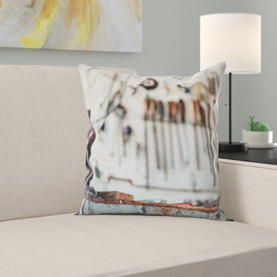 Microsuede Throw Pillow