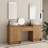 Bellmead 64'' Double Bathroom Vanity Set with Ceramic Sink Top-1221040477