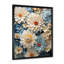 " Blue Blooms Zinnias Flowers II "-97203499-97203496