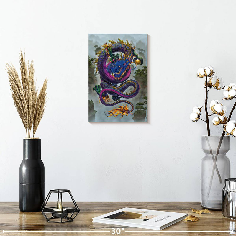 Brampt Good Fortune Dragon, 12" H x 8" W