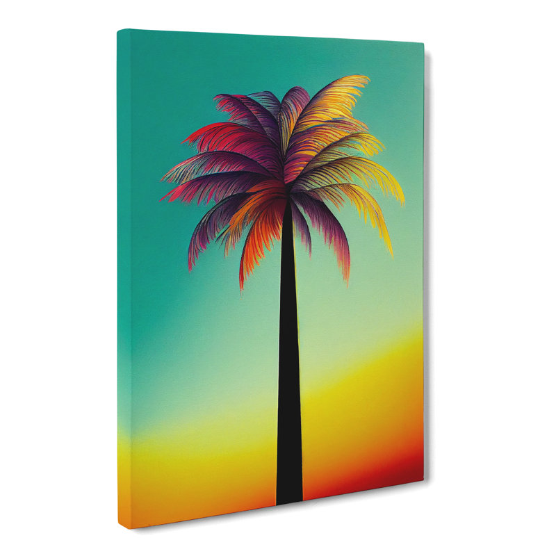 Palm Tree Vol.1 - Wrapped Canvas, 50cm H x 35cm W x 3cm D