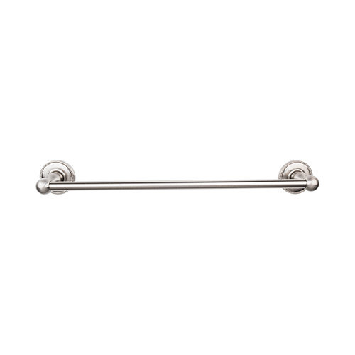 Edwardian Bath Single 32 1/2" Wall Mounted  Towel Bar, Brushed Satin Nickel