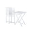 Nostrand 2 - Person Acacia Wood Patio Dining Set with Square Table , Cushions Included-463504335