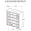 Ensemble de chambre avec grand lit 5 pièces Aikens-360916662