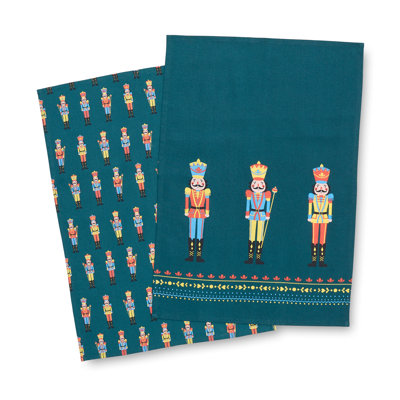 Christmas Nutcracker Cotton Tea Towels