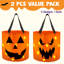 2 sachets de bonbons ou de bonbons d'Halloween 10 x 11,8 pouces à DEL orange