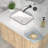 19"x15'' Ceramic Rectangular Vessel Bathroom Sink-94372987
