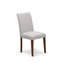 Chaises parson Abbott Classic - ensemble de 2 chaises de salle à manger rembourrées en tissu de peau de daim, naturel-300513920-300513927