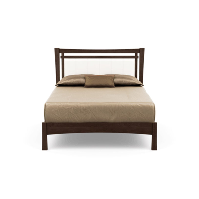 Monterey Upholstered Bed, King, Ebony, Autumn Cherry