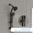 4.7" Multi Function Adjustable Dual Shower Head-73302892