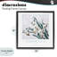 Cadre flottant Paradise Alley White Spring Blooms, design par Jadei-1521993558-1521993561