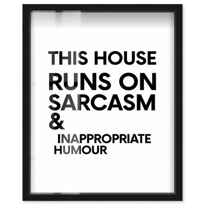 «Jokes and Jabs Joint Shadowbox Print Quotes Art Prints» par Art Remedy