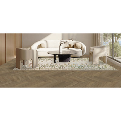 Wool Floral Area Rug