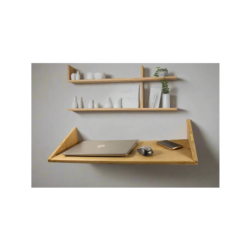 Bureau flottant mural pliable