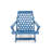 Aspen Recycled HDPE Folding Outdoor Lounge Chair-251920442