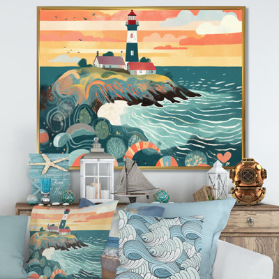 Phare côtier IV sur toile