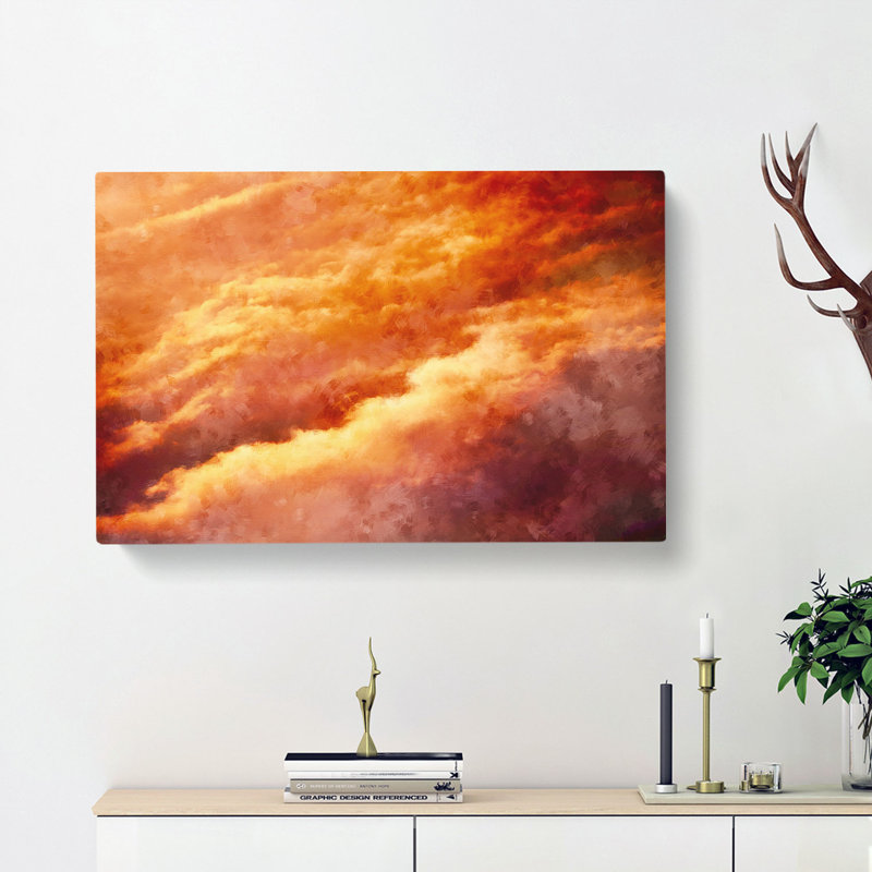 Passing Clouds - Wrapped Canvas Painting, 50cm H x 76cm W x 3cm D