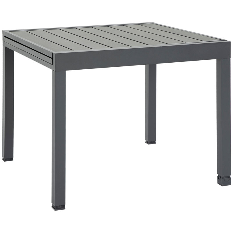 Table de salle à manger extensible, Gris