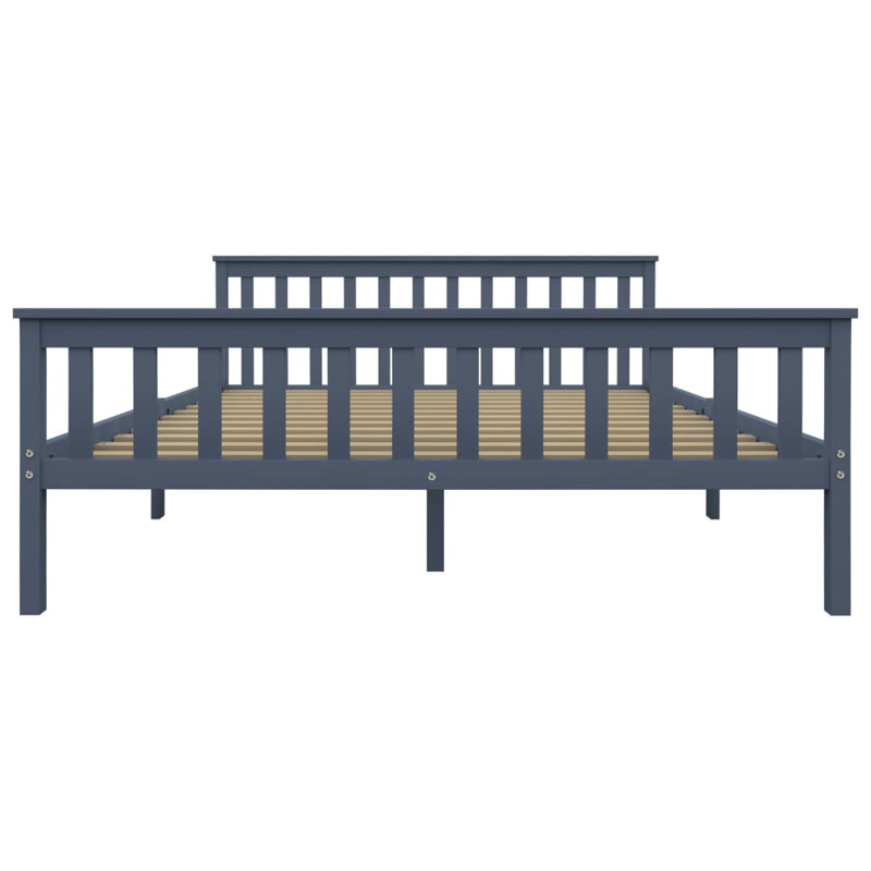 Whitworth Solid Wood Bed, grey, European Kingsize (160 x 200cm)