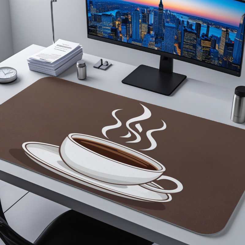 Polyester Desk Pad, 31.5x15.5