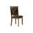 Auob 7 Piece 60" Solid Wood Padded Seat and Back Dining Set-1464936302