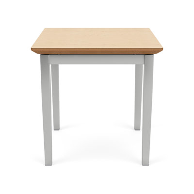 Lenox Steel Waiting Reception End Table Metal Frame 20x20" High Pressure Laminate Top