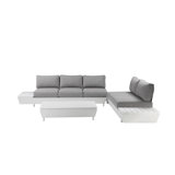 Yacht 3 Piece Outdoor Sectional Grey