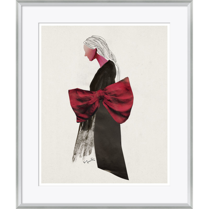 Textile Women In Fashion Giclee Print by Yuki Osada, 26.5'' H x 22.5'' W x 1.75'' D