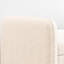 Le siège de rangement en velours beige rehaussera l'élégance de votre appartement