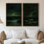 Art mural encadré, impressions murales pour chambre à coucher - 24 po x 2 pièces-1618771083-1618771080