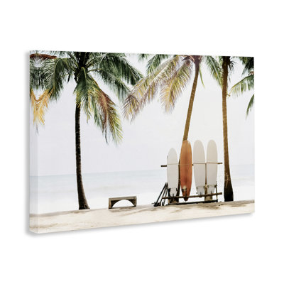 Art mural sur toile Hawaii Surfing View par Sissi et Seb