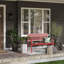 Banc de jardin en acier Roselynne-1883338641