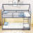 Twin Over Twin House-Shaped-Bunk Bed With Guardrails And Ladder-908780526