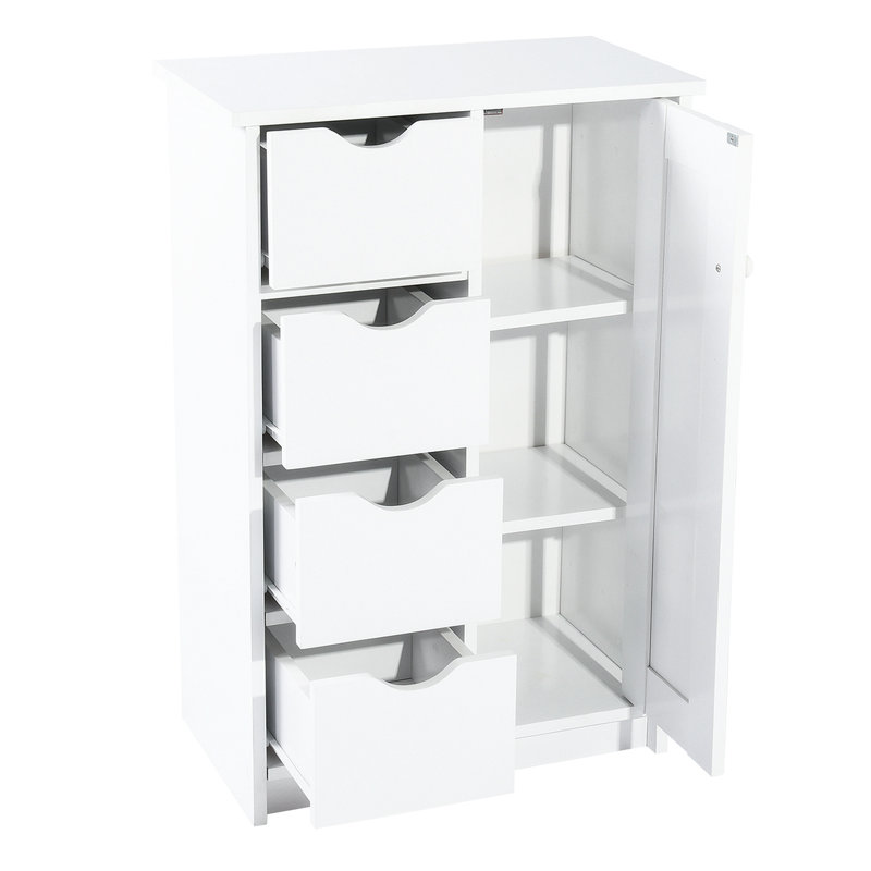 Aevyn Solid Wood Freestanding Bathroom Cabinet